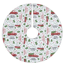 Vintage Red Truck Christmas tree