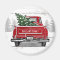 Vintage Red Truck Christmas Tree Rustic Name