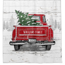 24 Guests Napkins RazzleDazzleCelebrations Classic Red Truck Retro Christmas Party Supplies Large Banquet Size Plates 