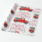Vintage Red Truck Christmas Wrapping Paper