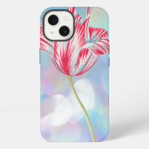 Vintage Red Tulip iPhone Case Cover