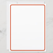 Vintage Red Tulip Stationary (Back)