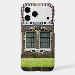 Vintage Red White Green Dutch Windmill Museum iPhone 17 Pro Max Case