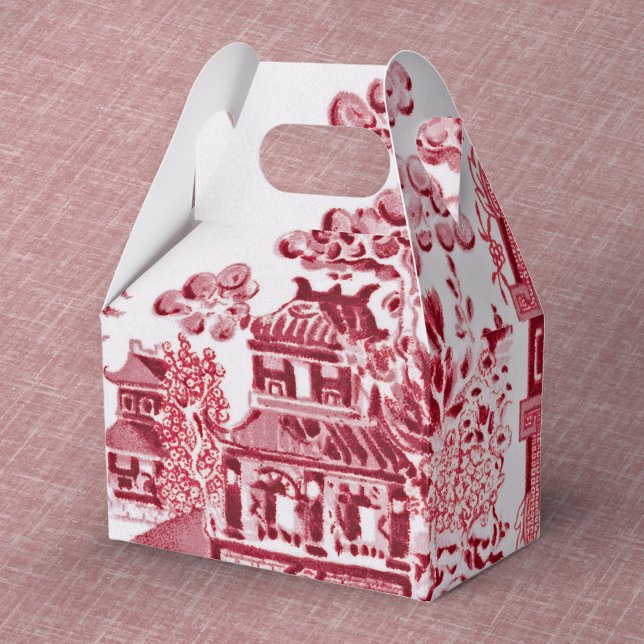 Vintage Red Willow Favor Box (Creator Uploaded)