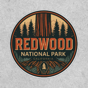 Vintage Redwood natioonal state park California Patch
