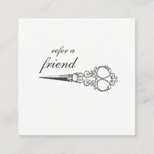 Vintage Refer a Friend Referral Salon Client Cards