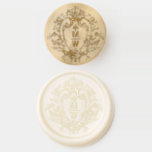Vintage Regency Monogram Crest Wedding Wax Seal Stamp<br><div class="desc">Add a touch of timeless sophistication to your wedding stationery with this Regency-inspired wax seal stamp kit. Featuring an intricately detailed floral crest design with a customizable monogram, this stamp embodies regencycore elegance and refinement. The durable metal stamp is perfect for sealing invitations, envelopes, or favor packaging. Paired with wax...</div>