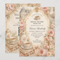 Vintage Regency Tea Party Bridal Shower 