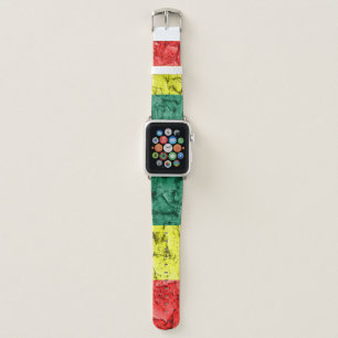 Vintage reggae flag apple watch band