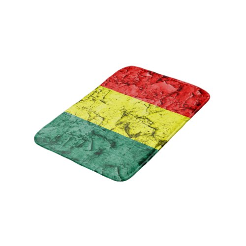 Vintage reggae flag bathroom mat