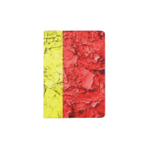 Vintage reggae flag passport holder