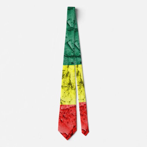 Vintage reggae flag tie