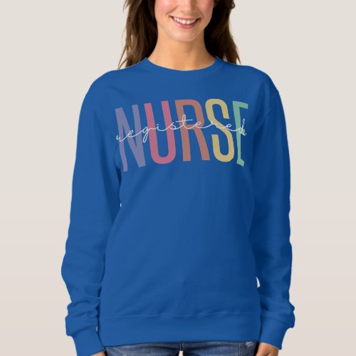 Vintage Registered Nurse  Sweatshirt