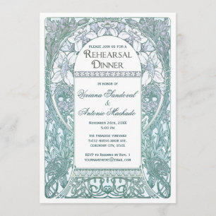Vintage Rehearsal Dinner Invitations V (v.3)