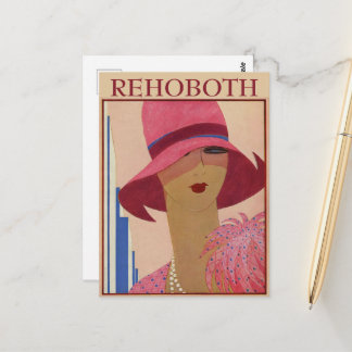 Vintage Rehoboth Beach, change text Postcard