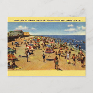 Vintage Rehoboth Beach Delaware Postcard