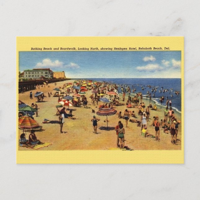 Vintage Rehoboth Beach Postcard (Front)