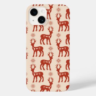 Vintage Reindeer Pattern – Festive Holiday Design