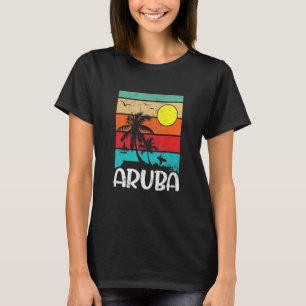 Vintage Relaxing Tropical Aruba Distressed Sandy S T-Shirt
