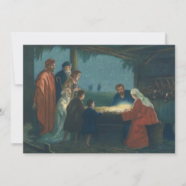 Vintage Religion, Adoration of the Shepherds (Front)