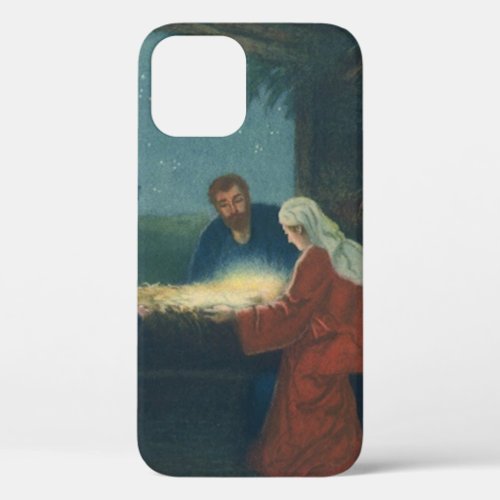 Vintage Religion Adoration of the Shepherds iPhone 12 Case