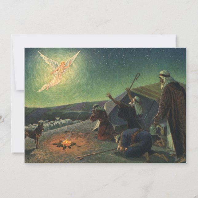 Vintage Religion, Annunciation to the Shepherds (Front)