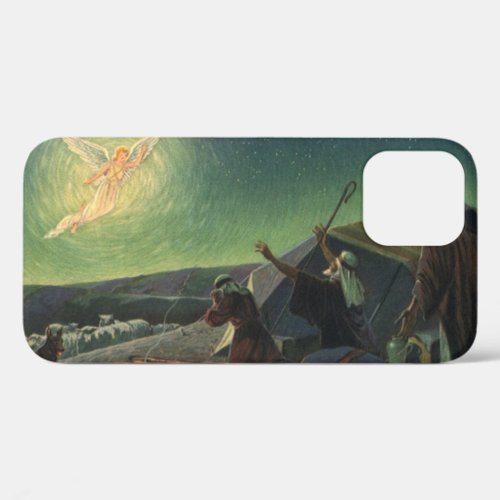 Vintage Religion Annunciation to the Shepherds iPhone 12 Case