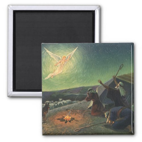 Vintage Religion Annunciation to the Shepherds Magnet