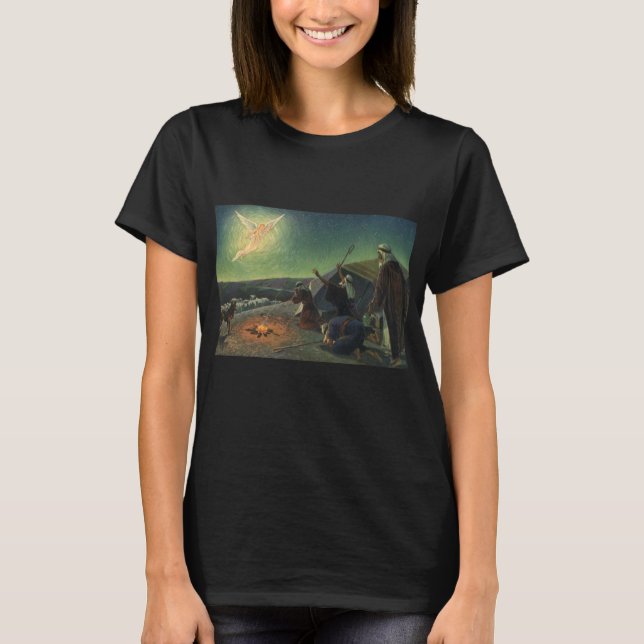Vintage Religion, Annunciation to the Shepherds T-Shirt (Front)
