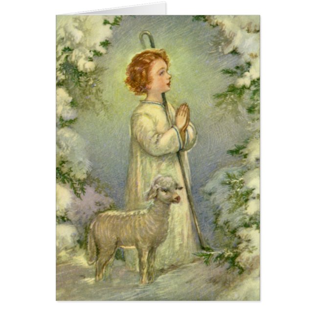 Vintage Religion, Christ the Good Shepherd Cards (Front)