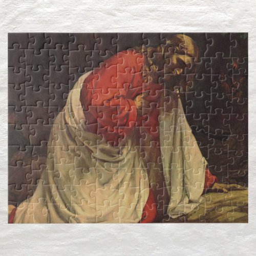 Vintage Religion Jesus Christ Garden of Gethsemane Jigsaw Puzzle