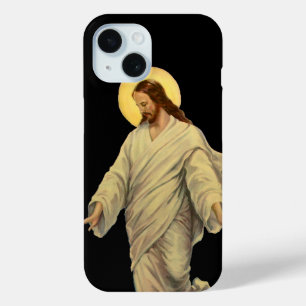 Vintage Religion, Jesus Christ is Walking on Water iPhone 15 Case