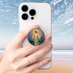Vintage Religion, Jesus Christ is Walking on Water PopSocket