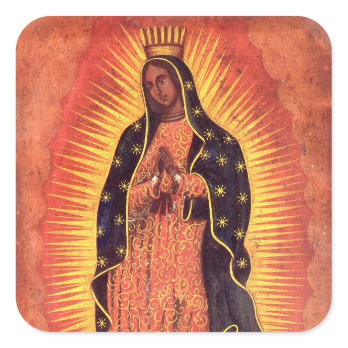 Vintage Religion, Lady of Guadalupe, Virgin Mary Sticker