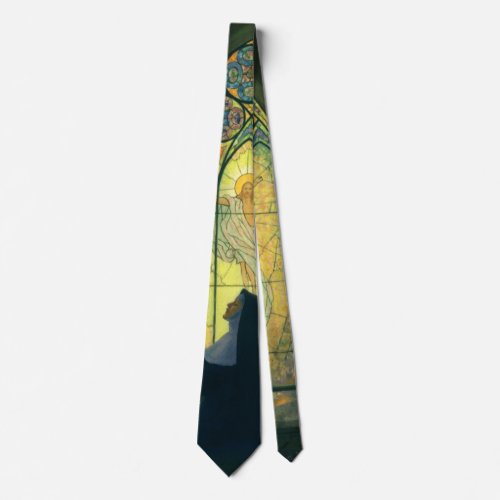 Vintage Religion Nun Playing an Organ in Church Neck Tie