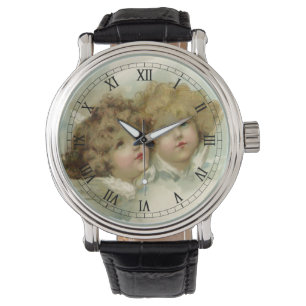 Vintage Religion, Victorian Angels in the Clouds Watch