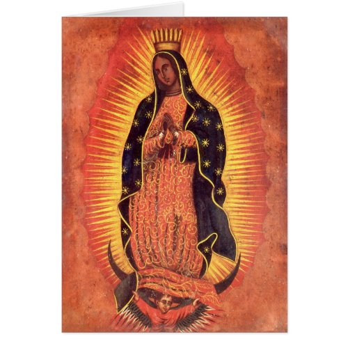 Vintage Religion Virgin Mary Our Lady of Guadalupe