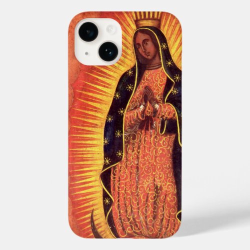 Vintage Religion Virgin Mary Our Lady of Guadalupe Case_Mate iPhone 14 Case