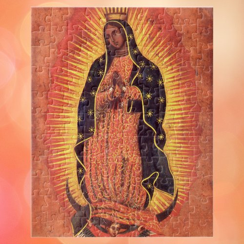 Vintage Religion Virgin Mary Our Lady of Guadalupe Jigsaw Puzzle