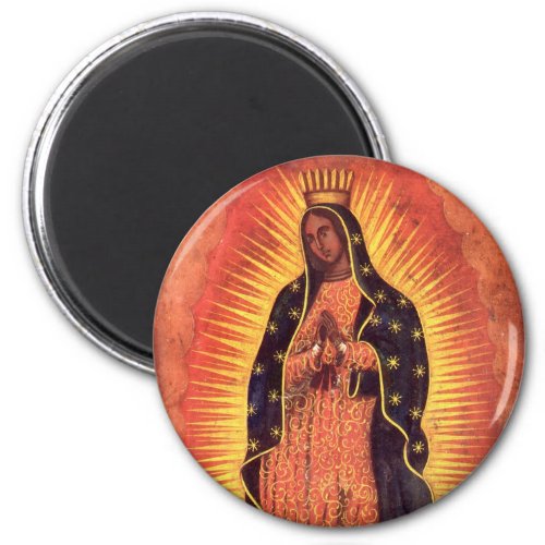 Vintage Religion Virgin Mary Our Lady of Guadalupe Magnet