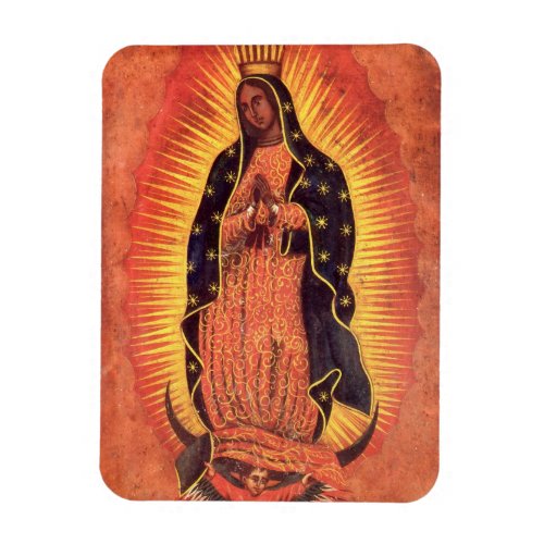 Vintage Religion Virgin Mary Our Lady of Guadalupe Magnet