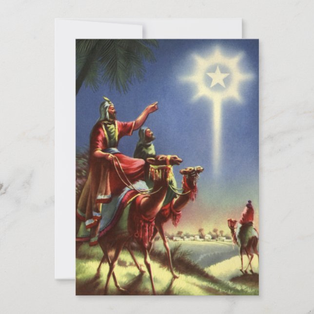 Vintage Religion, Wise Men with Star of Bethlehem (Front)