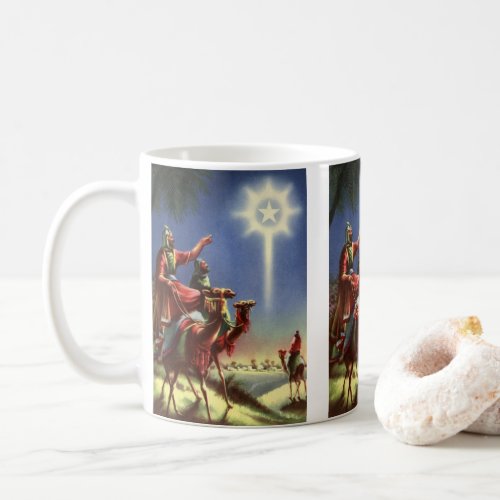 Vintage Religion Wise Men with Star of Bethlehem Coffee Mug