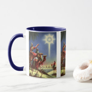 Vintage Religion, Wise Men with Star of Bethlehem Mug