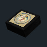 Vintage Religious Christmas, Madonna and Child Jewelry Box<br><div class="desc">A beautiful vintage illustration religious Christmas holiday image featuring a classic mother and baby image of the Madonna and child. Loving and nurturing.</div>