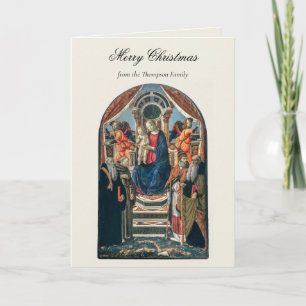 Vintage Religious Christmas Nativity Christian Card