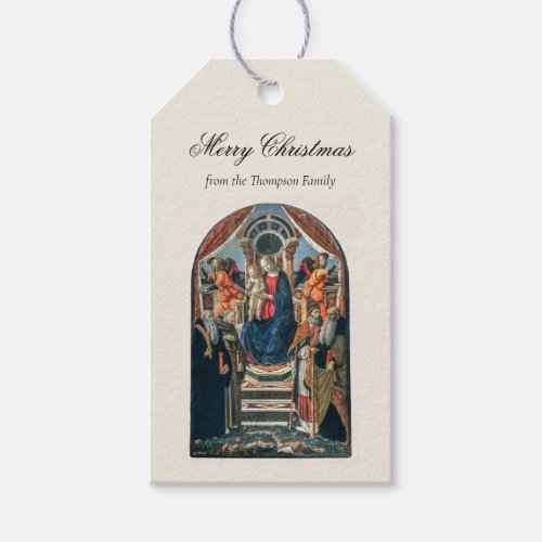 Vintage Religious Christmas Nativity Christian Gift Tags