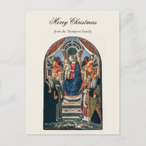 Vintage Religious Christmas Nativity Christian Holiday Postcard