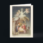 Vintage Religious Christmas Nativity Greeting Card<br><div class="desc">Retro / Vintage Christmas greeting card.  Lovely Nativity scene.  Gloria in Excelsis Deo!</div>