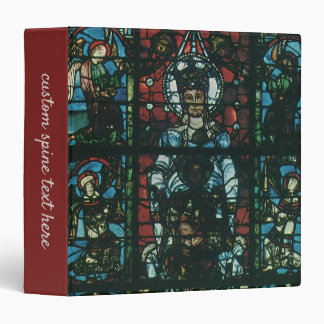 Vintage Religious Church Stained Glass Window 3 Ring Binder
